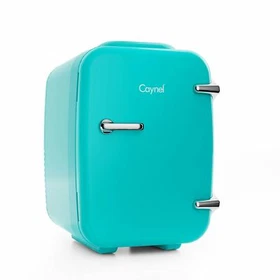 CAYNEL Mini Fridge Cooler and Warmer for Skincare (4Liter/6Can) Portable Compact