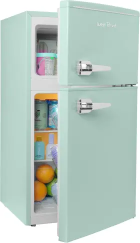 WB0300RCR2XSG WEST BEND Mini Fridge Freezer Bedroom Office