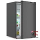 4.3 Cu.ft Mini Fridge with Freezer, Compact Refrigerator, Adjustable Black 4.3 Cu.ft Mini Fridge with Freezer, Compact Refrigerator, Adjustable Black