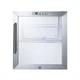 Summit SCR215L 17" Countertop Beverage Glass Door Refrigerator in White, 1.7 ...